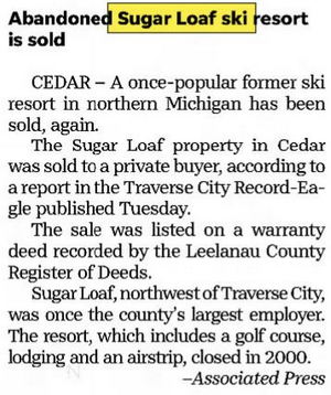 Sugar Loaf Resort - Dec 2020 Sold (newer photo)